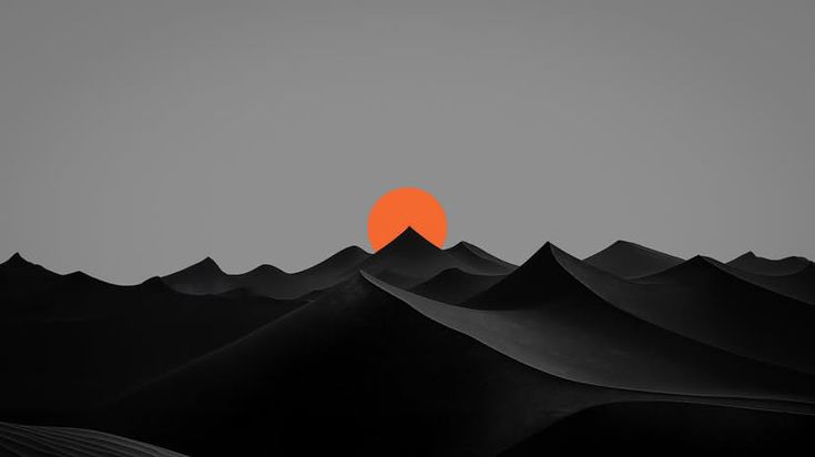 Dark Mountain Graphic Image